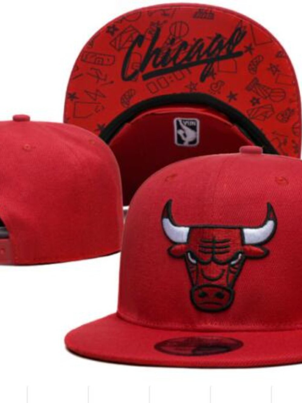 Chicago Bulls 9Forty Adjustable Adult Size SnapBack Ball Cap